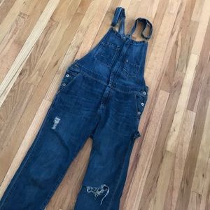 H&M denim overalls size 4